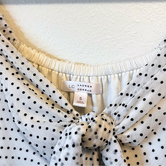🍀3/$20🍀 LC Lauren Conrad Polka Dot Mini Dress - Picture 6 of 7